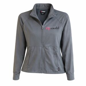 America’s Women’s Next Top Model Gray Athletic Jacket Full Zip  Size L